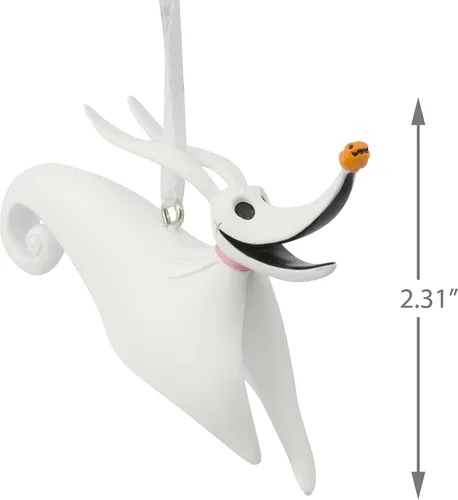 Vista 5 de Hallmark Disney Tim Burton's The Nightmare Before Christmas Zero Christmas Adorno de Navidad, multicolor (0002HCM9436)
