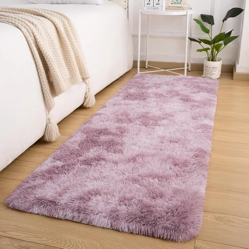 Vista 34 de Softlife Alfombra naranja para dormitorio, alfombra de felpa esponjosa para sala de estar para niñas, alfombra lanuda para niños, alfombra suave