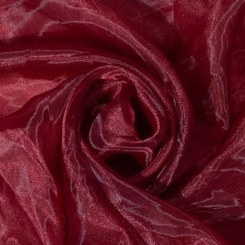Vista 9 de Fynite Tela de organza rosa bebé por yarda 1 yarda de largo 44" de ancho Organza sedoso nupcial para vestido de novia DIY, manualidades