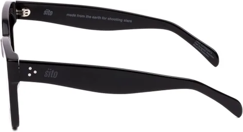 Vista 3 de SITO SHADES Harlow - Lentes de sol polarizados cuadrados con diseño de ojo de gato para mujer, diseño retro, festival, moda, concierto, protección