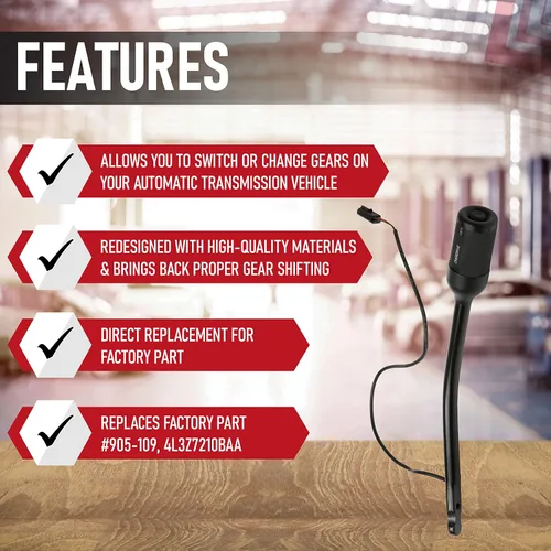 Vista 2 de Palanca de cambios de transmisión automática – Compatible con Ford y Lincoln – E150, E250, E350 Club Wagon, E450 Econoline Super Duty, Excursion