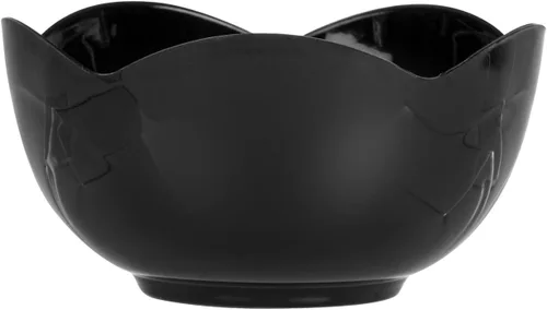Vista 11 de Restaurantware Vasos desechables de postre de 2 onzas, 100 mini tazas de aperitivo, forma de flor, atractivos cuencos de plástico negro