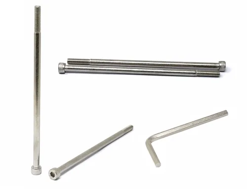 Vista 165 de iexcell Kit de tornillos de cabeza hexagonal de acero inoxidable 304, 100 unidades M2 x 0.157 in, paso de rosca de 0.016 in