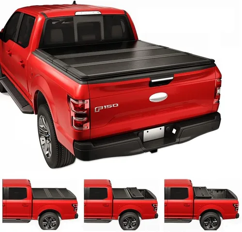 Vista 12 de Funda de cama de camioneta rígida de tres pliegues, de 8 pies, para reemplazo de 1994-2018 Ram 1500 2500 3500 y 2019-2023 Ram 1500 Classic sin