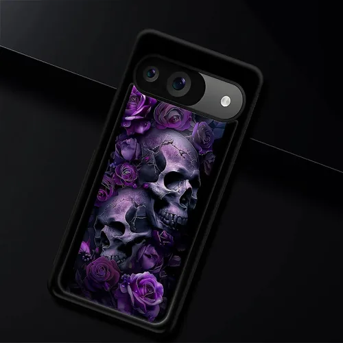 Vista 1631 de Compatible con Google Pixel 4A 5G Mobile Case Creative Acrylic Panel trasero Silicona Protección Grip especialmente diseñado para Google Pixel 4A 5G