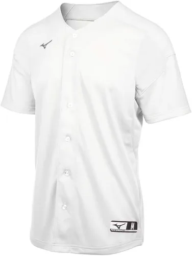 Vista 8 de Mizuno Camiseta de béisbol con botón completo Aerolite