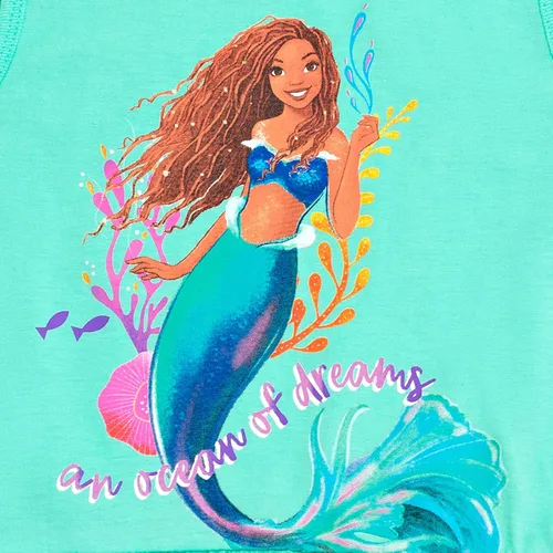 Vista 3 de Disney Lilo & Stitch - Vestido de tul de princesa Ariel para niñas pequeñas y grandes