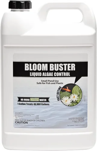 Vista 10 de Bloom Buster Control de algas para estanques de peces y jardines acuáticos, 32 onzas, seguro para peces koi, peces dorados y plantas, controla
