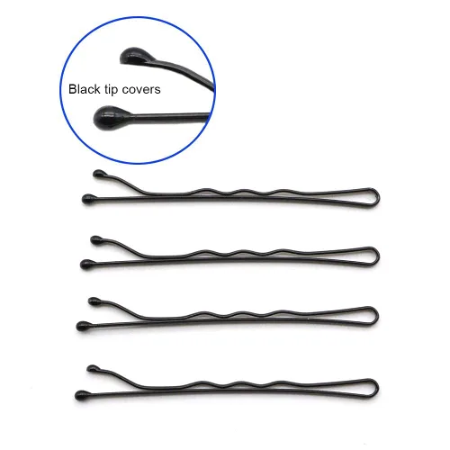 Vista 8 de Dofash 5Cm/2In Bobby Pins Black Metal Hair Grips para la decoración del cabello 60pcs (negro)