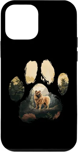 Vista 12 de Funda para iPhone 15 Chow Chow Mountain Paw Design Dog Mom Dad