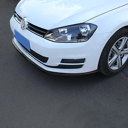 Vista 4 de Protector de Parachoques Delantero de Coche Autoadhesivo Divisor Automático Alerón de Falda de Carrocería Borde de Parachoques de Goma Moldura