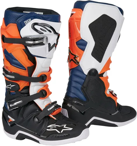 Vista 4 de Alpinestars Tech 7 Enduro Drystar Botas de motocross impermeables para hombre, comodidad mejorada, certificado CE