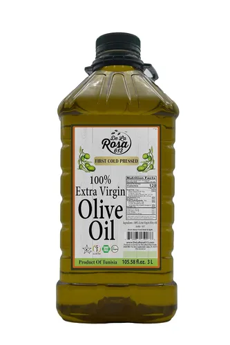 Vista 4 de Aceite de oliva virgen extra De La Rosa, primer prensado en frío, Kosher para Pascua, vegano, sin OMG y sin gluten, ideal para aderezos de ensalada