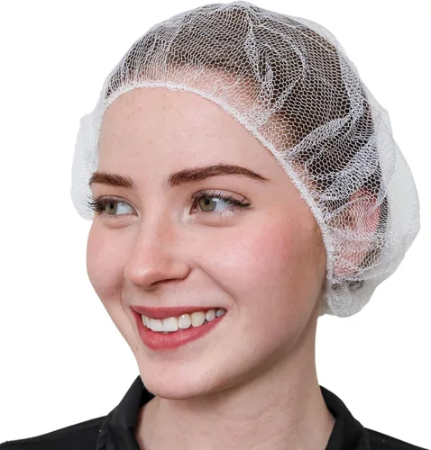 Vista 12 de Redes desechables de nylon de panal para el cabello Transpirables 1,000 unidades [NEGRO AZUL MARRÓN BLANCO 18” 21” 24” 28”]