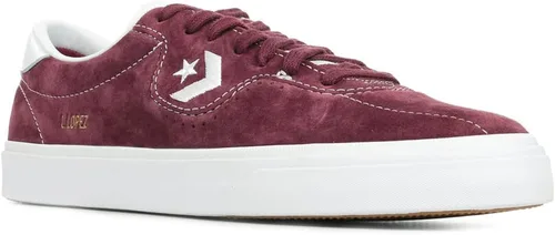 Vista 2 de Zapatillas de baloncesto Converse Unisex Chuck Taylor Ox Louie Lopez Deep Burdeos Blanco Blanco