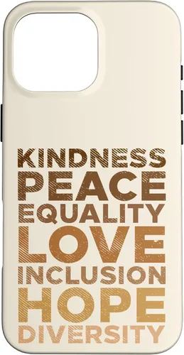 Vista 19 de iPhone 16 Kindness Peace Equality Black African Pride Melanin BLM Gift Case