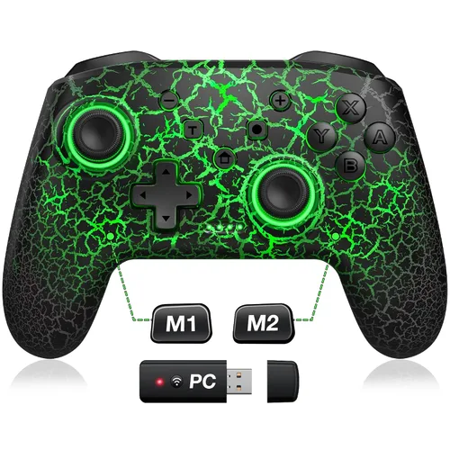 Vista 13 de Wireless Switch Controller for Nintendo Switch 2/Switch1/Lite/OLED Controller, Switch Controller with a Mouse Touch Feeling on Back Buttons, Extra