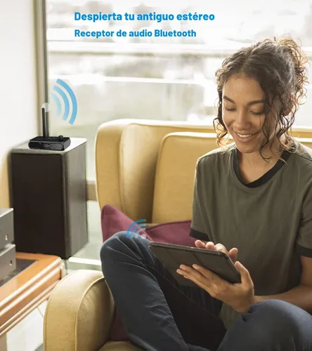 Vista 9 de KAIY - Receptor Bluetooth 5.3 para estéreo doméstico, adaptador Bluetooth a RCA de baja latencia óptica y audio de música HD