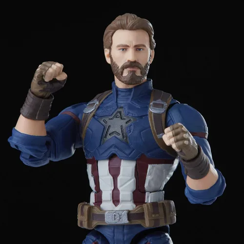 Vista 6 de Marvel Hasbro Avengers Infinity Hasbro Legends Series - Figura de acción del Capitán América (5.9 in), diseño premium, incluye 5 accesorios