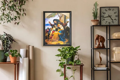 Vista 2 de Bless The Children (Religious) - Póster de Alix Beaujour de 18 x 24 pulgadas, sin marco, negro afroamericano