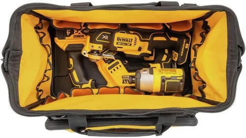 Vista 6 de DEWALT Bolsa de herramientas, resistente al agua, fondo duro, 16 pulgadas, bolsa de herramientas profesional (DWST560103)