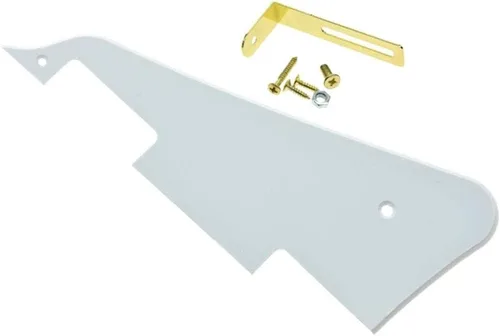 Vista 24 de KAISH Golpeador de guitarra Abalone Pearl LP con soporte negro para Epiphone Les Paul