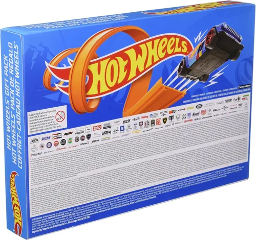 Vista 2 de Hot Wheels Paquete de regalo exclusivo de decoración, 9 piezas