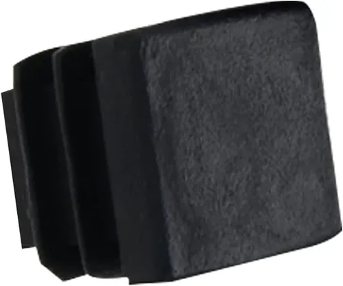Vista 14 de 12 piezas de 0.79 x 0.79 pulgadas de plástico para pies cuadrados, protector de suelo deslizante para muebles, reduce el ruido, evita arañazos