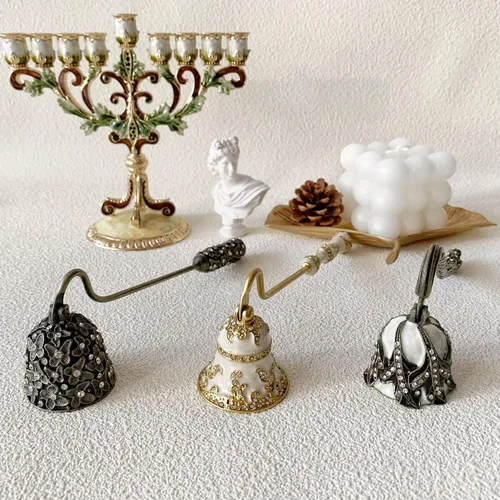 Vista 6 de Apagador de Velas, Apagavelas Único, Extintor de Velas Decorativo, Herramienta de Metal para Velas