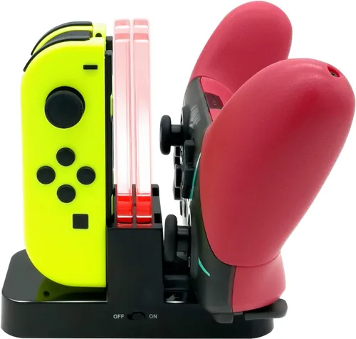 Vista 8 de FastSnail - Cargador de control para Nintendo Switch