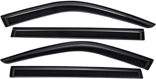 Vista 3 de Lightronic Visera de ventana de ventilación automática de montaje exterior extraduradera, se adapta a Toyota Highlander 2020-2026, protección UV