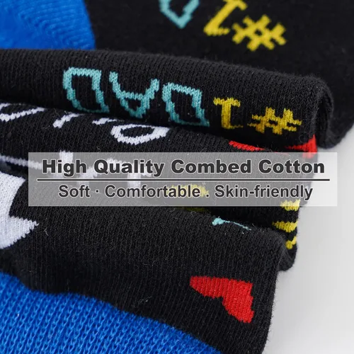 Vista 5 de BONANGEL Dad Socks Mens Funny Novelty Crazy Funky Socks Best Gifts for Fathers Day Birthday Christmas from Daughter Son