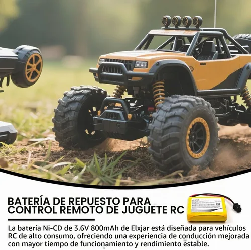 Vista 6 de Paquete de 4 baterías AA de 3.6 V 800 mAh para excavadora SY-E571 E571-003