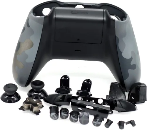 Vista 3 de Deal4GO Carcasa completa Shell Case Cover Set w/Botones Reemplazo para Xbox One S Controller 1708