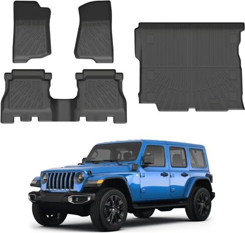 Vista 91 de Powerty Alfombrillas para Jeep Grand Cherokee L 2021-2025 (solo reposabrazos central de 6 plazas sin segunda fila), accesorios de revestimiento