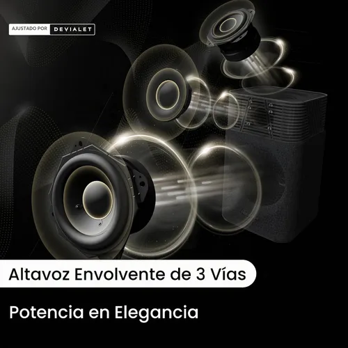 Vista 10 de Hisense HT Saturn - Barra de sonido de 4.1.2 canales con subwoofer inalámbrico, Dolby Atmos, DTS:X, Bluetooth 5.3, EzPlay, paso HDMI 4K, compatible