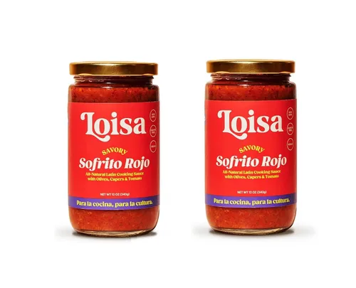 Vista 7 de Loisa Sofrito - Salsa de cocina, sin OGM, sin MSG, sin conservantes, sin colorantes artificiales, sin sabores artificiales, vegano, sabor latino