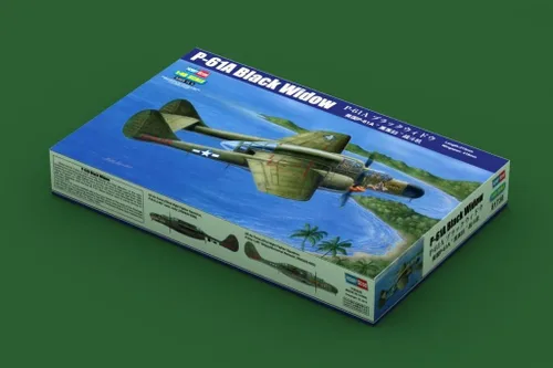 Vista 2 de Hobby Boss US P-61A Black Widow Kit de modelo de avión Negro