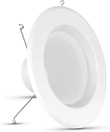 Vista 4 de Feit Electric Lámpara empotrable LED de 5 a 6 pulgadas - Moldura premontada - Adaptador de base estándar - CCT de 2700 K blanco suave - Regulable