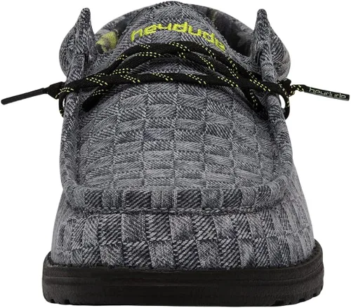 Vista 4 de Hey Dude Wally Break Cali - Mocasines con cordones para hombre cómodos y ligeros