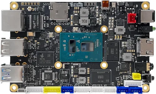 Vista 7 de youyeetoo X1/X1S - N5105 x86 Windows Linux Computadora de placa única - Mini PC Dual 4K Media Server-Dual M.2 ranuras compatibles 2280 NVMe mSATA X1
