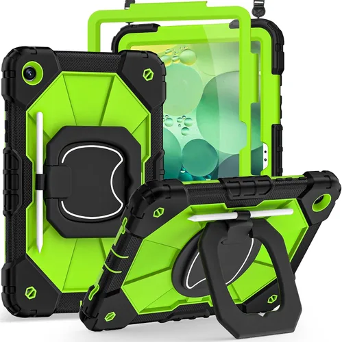 Vista 13 de Auizotl Funda para Samsung Galaxy Tab A9+/A9 Plus de 11 pulgadas (SM-X210/X216/X218) con protector de pantalla/soporte giratorio/soporte