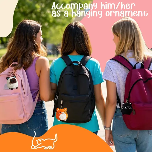 Vista 5 de TAKADODO Kit de ganchillo para principiantes - Kits de aprendizaje de ganchillo para adultos principiantes con tutoriales en video paso a paso
