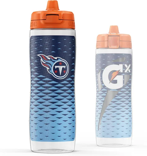 Vista 35 de Gatorade Gx NFL - Botellas antideslizantes para apretar, 30 onzas líquidas, sistema de hidratación Gx