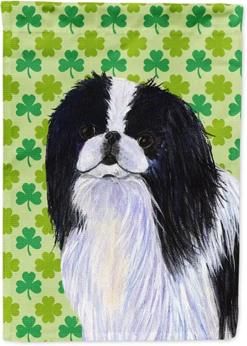 Vista 173 de Caroline's Treasures SS4442GF Affenpinscher Bandera de jardín con retrato de trébol del día de San Patricio para buzón, bandera decorativa