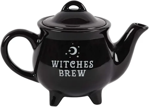 Vista 5 de Witches Brew - Tetera negra de cerámica