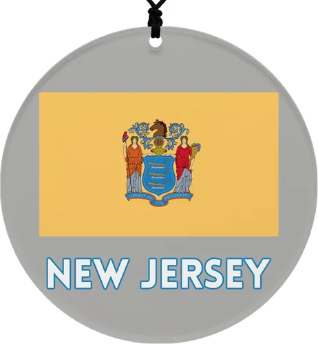 Vista 36 de Missouri Christmas Ornament - Festive Design Featuring State Flag - 2026 Hanging Acrylic Disc Decoration for Tree - Unique and Home Decor