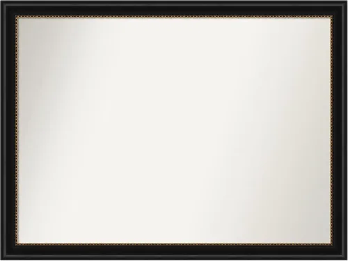 Vista 311 de Amanti Art Espejo personalizado, gran espejo de baño estrecho, espejo de pared o espejo de tocador de baño sobre el fregadero (24 x 24 pulgadas)
