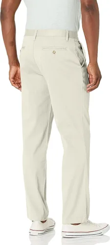 Vista 2 de Nautica Pantalón Chino de Corte Clásico con Frente Plano Elástico Sólido Deck para Hombre