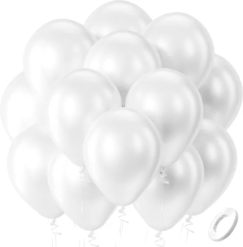 Vista 222 de Bezente Paquete de 150 globos de látex mate color burdeos de 5 pulgadas rojo (07-Red-G42)